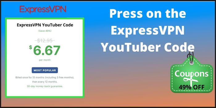 Redeem the Express VPN Youtube code